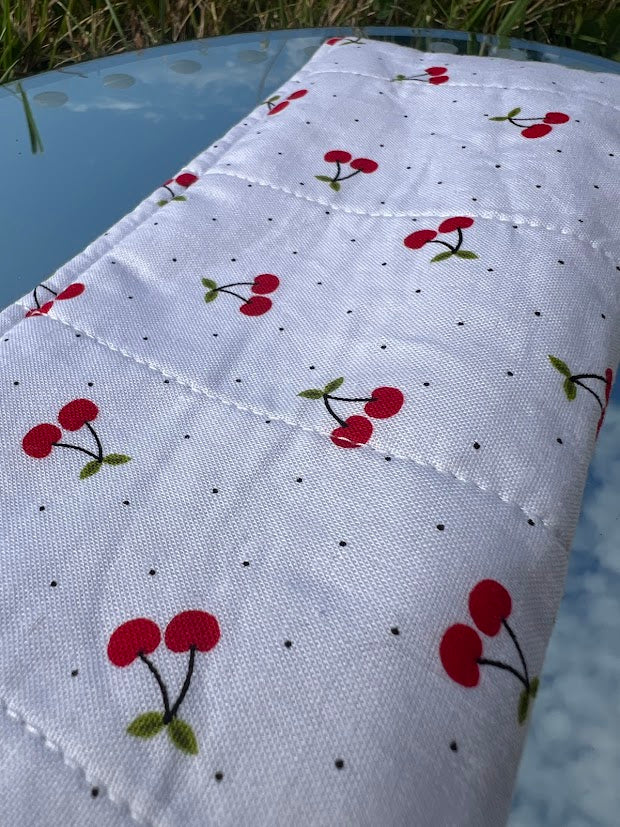 Red gingham cherry