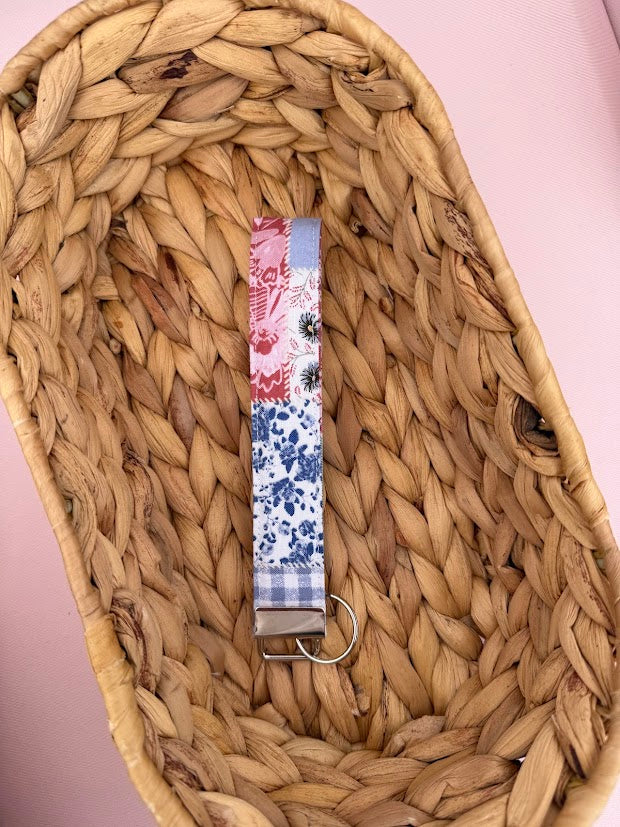 Patchwork wristlet